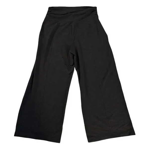 Lululemon Size 12 Take It Easy Pants Heathered Black Charcoal Pockets Athleisure - Picture 4 of 5